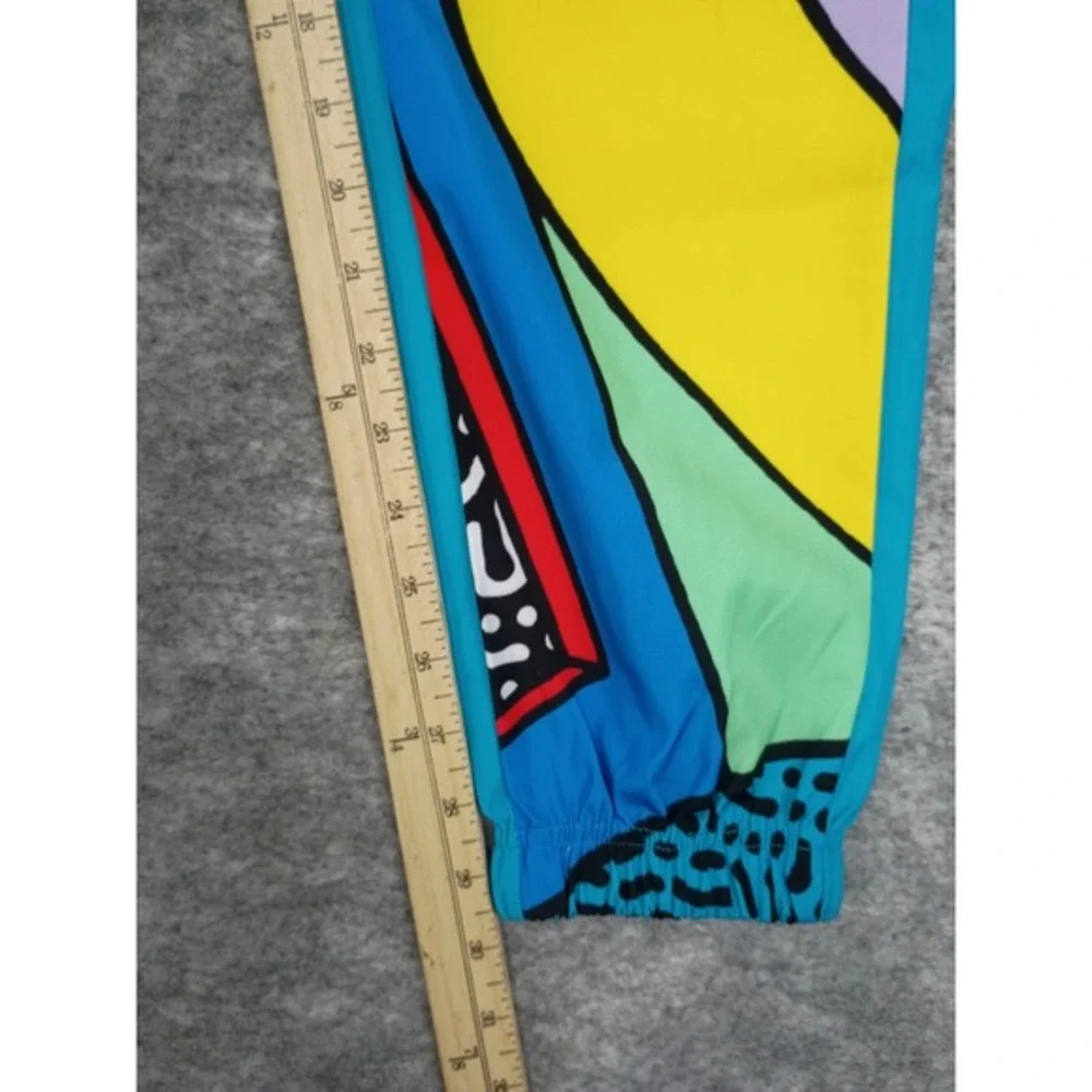 Looney Tunes Mens L Bugs Bunny Graphic Windbreaker Track Pants Joggers NWT 90s - Picture 8 of 14